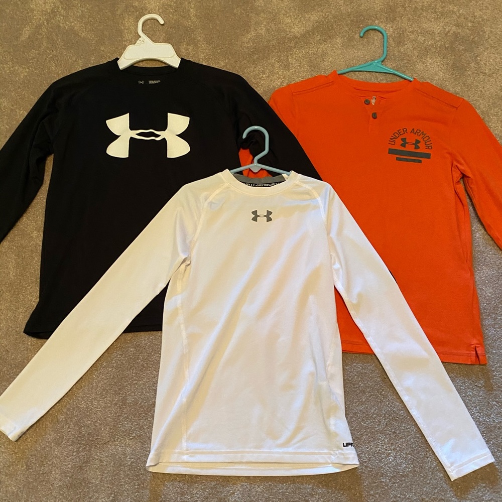 Boys Under Armour Long Sleeve Shirts
